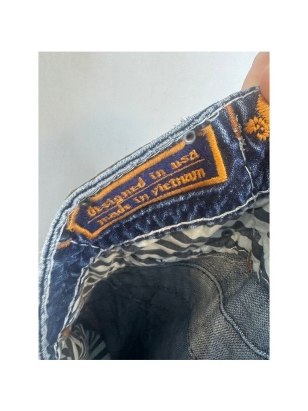 Rock Revival Daly Alt Straight Mens Jeans Size 33X34 Blue Denim PR1568A400 - Picture 8 of 12